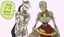 bratjedi0:  Zenyatta detected another Omnic face so it’s only courteous to say hello face level~  Patreon | Commission | Store 