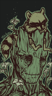 shibara:  EDIT: Open in another window or something to see the iamge without the crappy blurr tumblr seems to give half my pics. - I went to see Guardians of the Galaxy today and… Groot  / i__i \ &lt;3333 I wonder if when plant dudes dream, much like