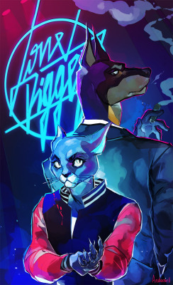 andernell:  Lone Digger- Caravan Palace For something that started out as a complete mess, I’m pretty happy how it turned out in the end. Feels good. Heres the song. Its a lil nsfw with blood and boob so yea~ 