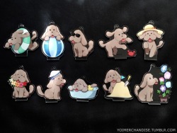 yoimerchandise: YOI x Animate Only Shop Makkachin’s Summer Vacation Acrylic Stands/Charms Original Release Date:August 2017 Featured Characters (1 Total):Makkachin Highlights:For the first time, Makkachin gets an entire merch set exclusively for itself!