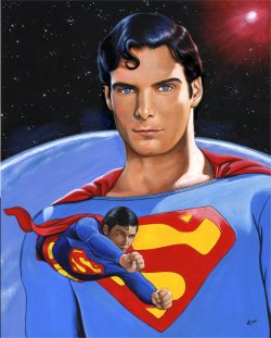 thehappysorceress:  Superman - Christopher Reeve by Ed Lloyd 