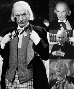 anexperimentallife:  doctorfriend79:  The First Doctor (William Hartnell)  This is my response to people who think Peter Capaldi is “too old” to play The Doctor. (Now can we please have a female Doctor, too? And hopefully the next black actor they