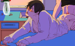 tomakehimfree:  late night skype chats are best, especially with the rinharu community lol (idk if you want to be named so i’ll just leave it unless you tell me)basically haru getting fucked in Rin’s moe sweater yeeES