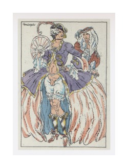 agracier Â  said:unusual illustration showing 18th century cross-dressers - gives a different meaning to Yankee Doodle and his feather â€¦http://transeroticart.tumblr.com Â  said:Be sure to visit Agracierâ€™s own amazing blog at: Â http://agracier.tumblr.