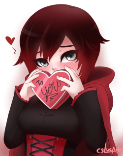 #161 - Ruby’s ValentineHappy Valentines Day everyone. I think we all need something sweet after the season finale. ;_;Well? You gonna just stand there or are you gonna take it? It’s handmade you know!