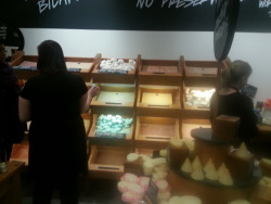 bigmammallama5:  galesofnovember:  &ldquo;What happened?&rdquo;  I said to the perky Lush employee when I saw the almost entirely empty shelf that should contain bath bombs &ldquo;Have you heard of tumblr?&rdquo;  she said in response. Apparently the