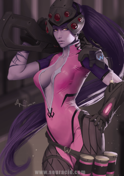 souracid:  Widowmaker from the Overwatch. So looking forward to this game!!!Tracer is up next!   ;9