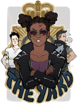GREASERLOCK DONOVAN (and Anderson and Lestrade) BECAUSE I WANTED TO DRAW HER AS A BADASS LIKE SHE IS AND IT JUST KIND OF EVOLVED their gang is called The Yard has anyone done this already For Let&rsquo;s Draw Sherlock&rsquo;s Sally Challenge, squeakin
