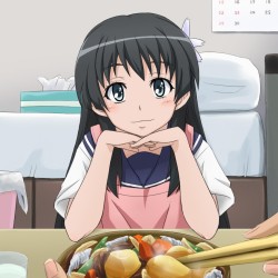  	More food-related fanart, since I posted about Japanese food last time. There’s a cute animated catgirl version at http://i.imgur.com/ON4hRxM.gif too.  	(image source http://moe.vg/18zn91l)