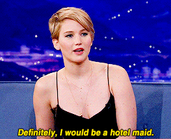 jenniferlawrencedaily:  What would you be doing if you weren’t acting? 