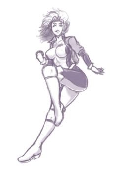Rogue sketch, might color it at some point, probably not though&hellip; :/
