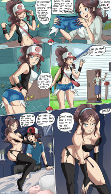 shadbase:  Mother Knows Best little Pokemon Shadbase comic page done in 2012 