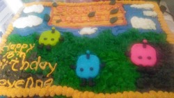 rainydays-stardew:  misterlawyerdude:  My mom made me a lil Stardew Valle cake 💞My birthday was the 25th but that’s okay.Also sorry for shitty quality.  this is so cute
