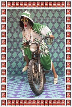 willigula:  Kesh Angels (motorbike girl gangs in Morocco) by Hassan Hajjaj, 2000-2010 