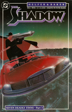 The Shadow No. 10 (DC Comics, 1988). Cover art by Kyle Baker.From Oxfam in Nottingham.