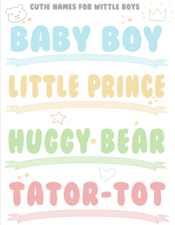 ageplaydepressionpeernetwork:  littlearkham:  cherrymistress:  diaperpailarkham:  because there are lots of nicknames for girl littles…but not many for the boy littles!  If you play my little boy, can I call you Little Mister? How cute would that be???