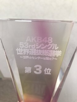 Miyawaki Sakura Twitter - 16 of June     Thank you for the 3rd place,i was really surprise with the results,Really, Thank you. and to hkt fans, i&rsquo;m sorry. Don’t need to apologize sakura. you were awesome you did everything you could and we all