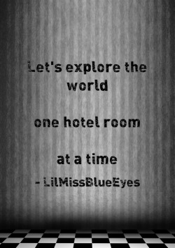 aaronnlucy:  aaronnlucy:  Lucy, this is perfect for us! -Aaron   I still think about that night! How I would love to defile hotel rooms with you. Lucy x