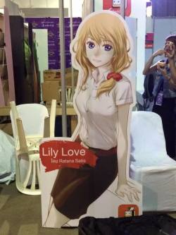 Look who is on Thailand Comic Con ;)&mdash;Mew from Lily Love manga by Ratana Satis
