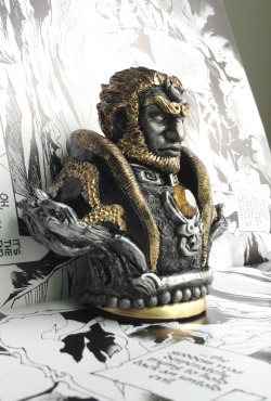 figmentforms:  Just a reminder that the Doctors Without Borders Charity Auction for this little Ganondorf sculpture bust will end tomorrow at 2pm (eastern standard time)!  For more info about the sculpture and how to participate, follow the link here!