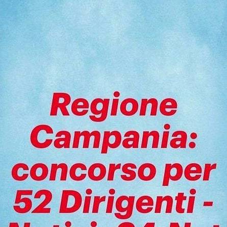 Regione Campania: concorso per 52 Dirigenti - Notizie24.Net https://buff.ly/2XaoPO7⠀ La #RegioneCampania ha indetto un #concorso per l’assunzione a tempo #indeterminato di 52 #Dirigenti. La #selezione è rivolta a #laureati. Ecco il #bando e tutte
