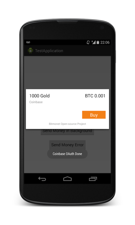 in-app bitcoin payment