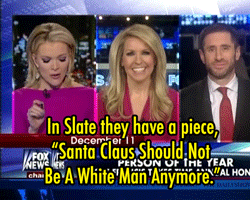 Bull shit!  I&rsquo;m sorry, but he&rsquo;s only white because it&rsquo;s from a white culture, get over it.  You&rsquo;re culture/race/whatever didn&rsquo;t come up with Santa.  And it&rsquo;s based from a real story with a real St. Nick who was (omg)