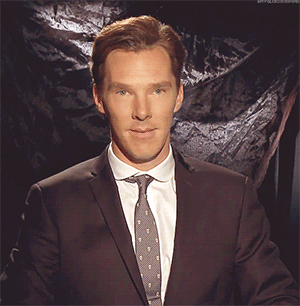 Benedict Cumberbatch is a Total Doofus  (to annoy Norc) Tumblr_inline_n10ljtLOHy1rpupyq