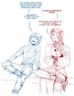 beniseragaki:  madelezabeth:  LONG NSFW POST IM SORRYBased on a conversation with beniseraki wherein Sly’s special talent is using his ass as a pocket. He’s real fuckin proud and doesn’t seem to understand why most people are repulsed by it.Also