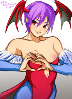   Lilith doing the heart-shaped boob pose~&lt;3    Commission meSupport me on Patreon   