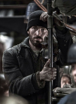 doesanyonewannagetout:  Is it weird that I think Chris Evans is more attractive in Snowpiercer than in any other movie he’s played in? Even though he’s covered in dirt and grime?? Nope, not weird at all. He&rsquo;s hella sexy in Snowpeircer 