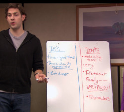 illrunbarefootpastyou:  The Office and whiteboards 