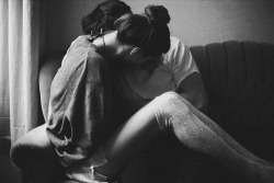 I love this. To me, it seems that she is comforting Him. It reminds me that we submissives are very strong and capable  of being the ones who can provide comfort, as well. Sometimes our Doms need consolation as much as we do…and Doms…let Your submissives