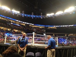 My view tonight for smackdown!