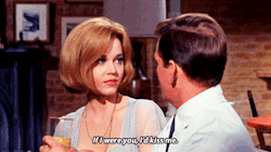 jacquesdemys:  Jane Fonda and Rod Taylor in Sunday in New York (1963)  https://painted-face.com/
