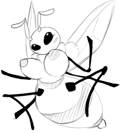 roymccloud:/trash/ thread said not to draw bees, but..I slipped.