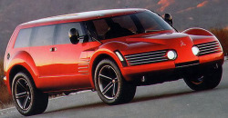 carsthatnevermadeitetc:  Mitsubishi SSU Concept, 1999. A full-size SUV prototype designed and built by Mitsubishi R&amp;D in the US