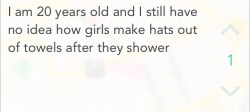 ramen-rain:  berrykoolaid:  eeba-ism:  avocadamngirl:  this is the most innocent yak i have ever seen. this lifted my spirits a little.  One time my brother tried to yank away my “towel hat”, and was promptly horrified when I yelled in pain. &ldquo;I