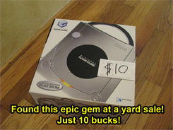 hashtagugly:  text posts on tumblr about things happening in school be like   I used to hide stuff in my Gamecube! XD Haha 