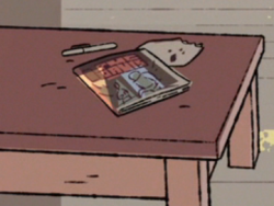 YO look what&rsquo;s on the table in the beginning of &ldquo;Winter Forecast&rdquo;for those who don&rsquo;t know, Pug Davis is a comic book made by Rebecca Sugar