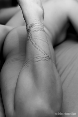 Mmm - this is a favorite sight of mine.  The pet has been set free, the aftercare is underway - there might not be spanking or whip marks, but the ropes have left their impression. Can&rsquo;t let her go without some mark to remember me by.