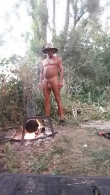 naked by the fire