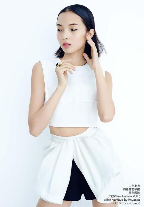 Xiao Wen Ju for Elle China, February 2014