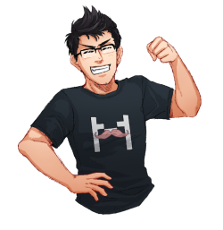 owynsama:  Did some Markiplier Art!!! Thanks to fishandfoxes for helping me make him transparent qvq  WOAH! That&rsquo;s awesome! Thanks so much! :D