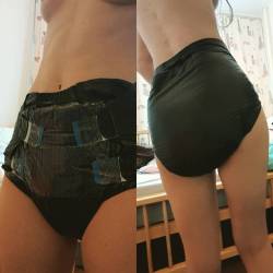 I&rsquo;m trying the MyDiaper Black. it&rsquo;s nice and comfy. What do you think?   #abdl #abdlgirls #emmaabdlgirl #diapergirls #diapers #diaperfetish #littlespace #diaperlover # MyDiaper #blackdiaper