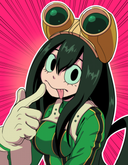 booster-pack-arts:  Froppy! Who doesn’t love Tsu-chan?? I’ll be selling prints of this soon!