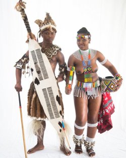   Indoni 2017 Zulu contestants Pretty Nzimande and Ayanda Mbele  
