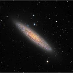 NGC 253: Dusty Island Universe #nasa #apod #ngc253 #spiralgalaxy #galaxy #starburstgalaxy #galaxycluster #constellation #sculptor #stars #dust #xrays #gammarays #universe #intergalactic #interstellar #space #science #astronomy