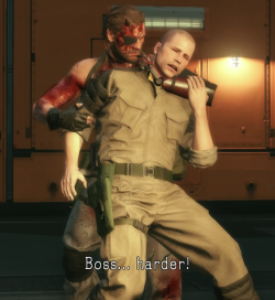 red-faced-wolf:  anoleis:  Metal Gear Solid V: The Phantom Pain   This game was literal shit posting but God I love it 