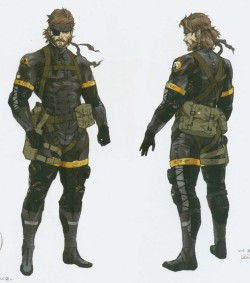 sneakingsuit:   M.S.F Sneaking Suit - Metal Gear Solid: Peace Walker, Official Art by Yoji Shinkawa 